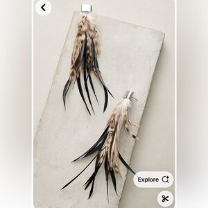Mignonne Gavigan Polly Feather Drop Earrings